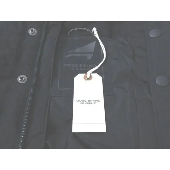 OOBE Brand Men's Kinsley Goose Down Hooded Jacket Midnight Navy Blue NWT - Picture 7 of 9